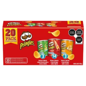 Pringles Assorted Potato Chips (20-pack variety set)