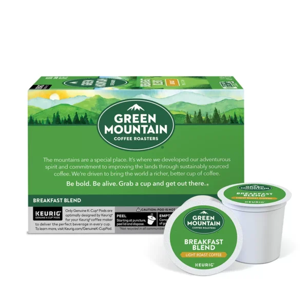 Keurig, Green Mountain Coffee Roasters Breakfast Blend, 72 K-Cup Pods