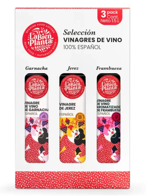 La Bien Plantá Assorted Wine Vinegars 3 pcs of 500 ml