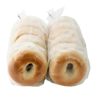 Fresh Plain Bagels – Pack of 12