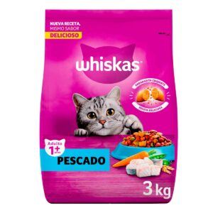 Whiskas Adult Dry Cat Food – Ocean Fish Flavor, 3kg/6.6LB