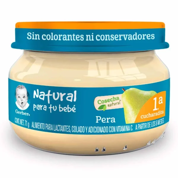Gerber Cosecha Natural Stage 1 Baby Food – 71g/0.15lb Jar