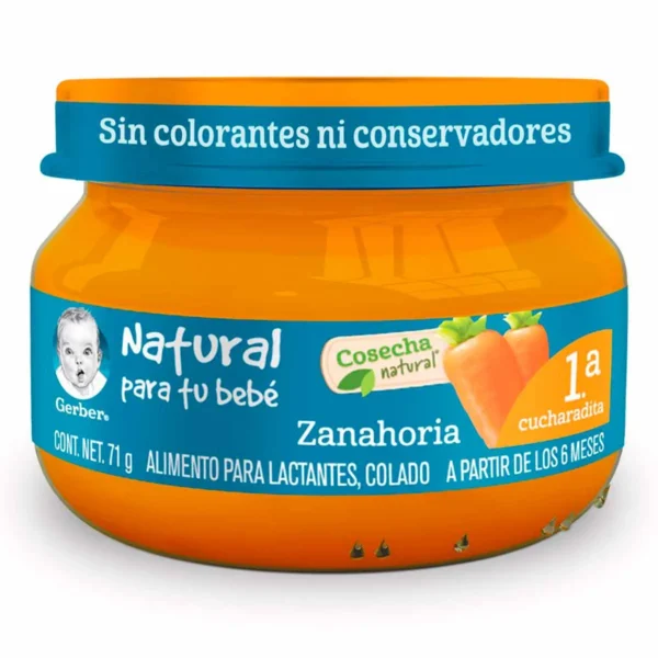 Gerber Cosecha Natural Stage 1 Baby Food – 71g/0.15lb Jar