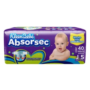 KleenBebé Absorsec Stage 5 Jumbo Diapers 40 Diapers