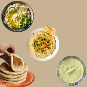 MEDITERRANEAN FUSION DIP TRIO + PITA