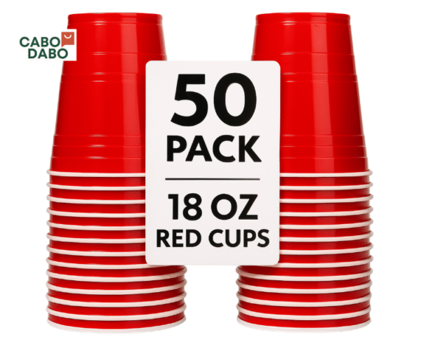 Red Rover Cups Red Party Cups 18 oz (50 Count) – Solo-Style Red Cups – CABO DABO l Los ...